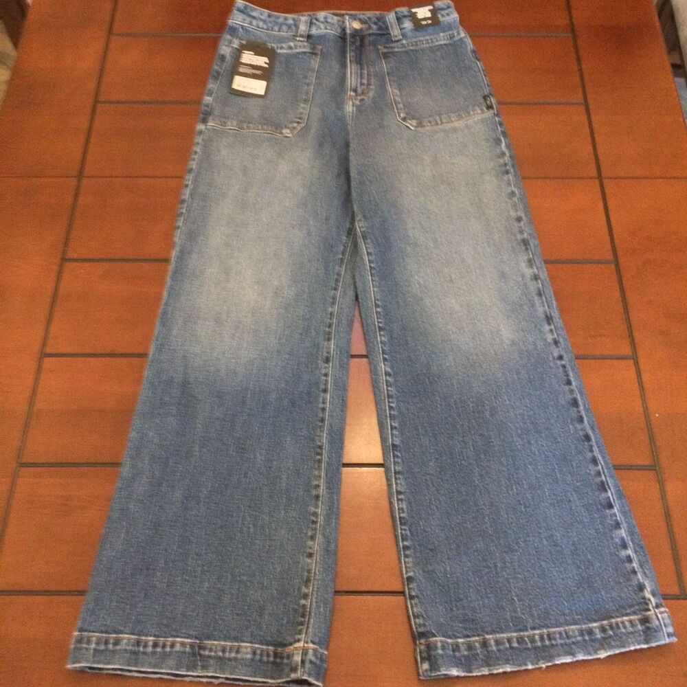 NWT Silver Jeans vintage patch pocket wide leg high rise 29